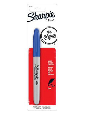 30103 Blue Fine Point Sharpie 蓝色油性记号笔