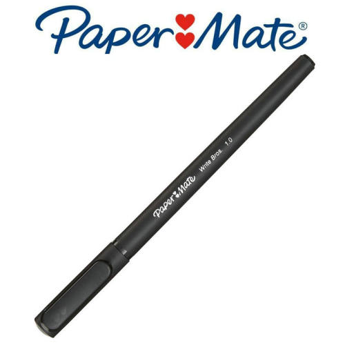 美国缤乐美圆珠笔原子笔Paper Mate Write Bros1.0 办公 无尘笔