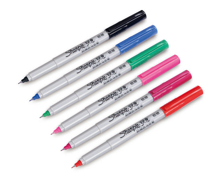 AMERICAN SANFU SHARPIE 안티 페이딩 마커 유성 마커 펜 DIY 수제 마커 페인팅 0.5