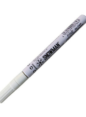 SNOWMAN 雪人油漆笔 WHITE MARKER FWP白色1.0mm 打点笔 江苏总代