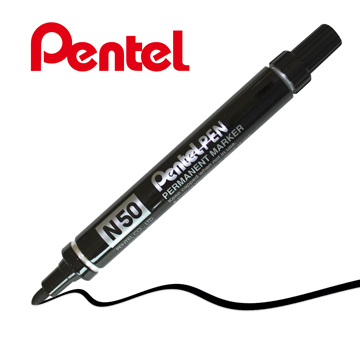 派通记号笔 油性笔Pentel N50 Bullet Tip Permanent Marker Pen