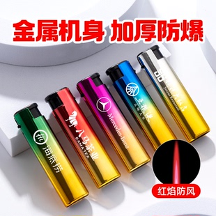 金属铁壳防风广告定制火机定做磨砂刻字高档批发刻字酒店印刷LOGO