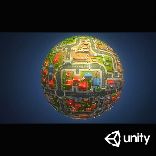 Unity3D 场景球形世界模型弯曲着色器Curved World