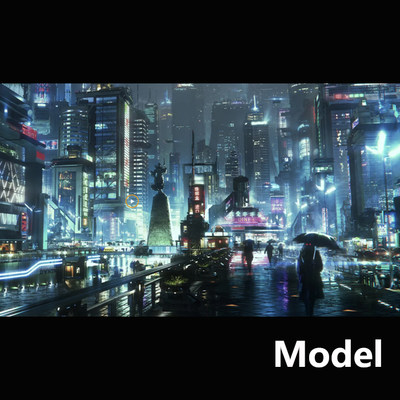 Model 霓虹上海kitbash3d模型资源