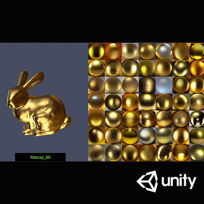 Unity3D Matcap Textures Pack材质贴图包