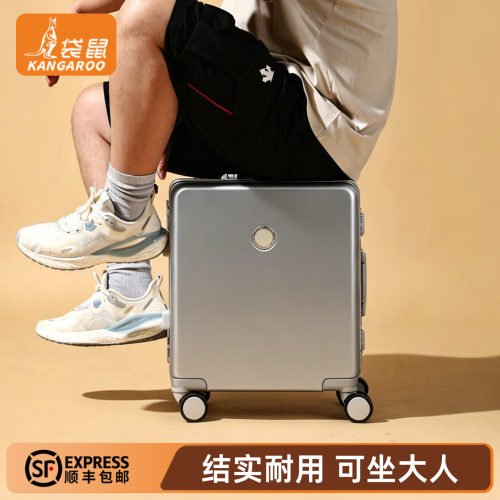 短途旅行小行李箱18寸可登机免托运小型轻便拉杆密码皮箱男上飞机