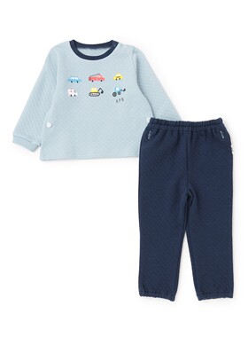 纯原日单贵牌KP空气层儿童家居服套装100%纯棉面料超软糯甜美可爱