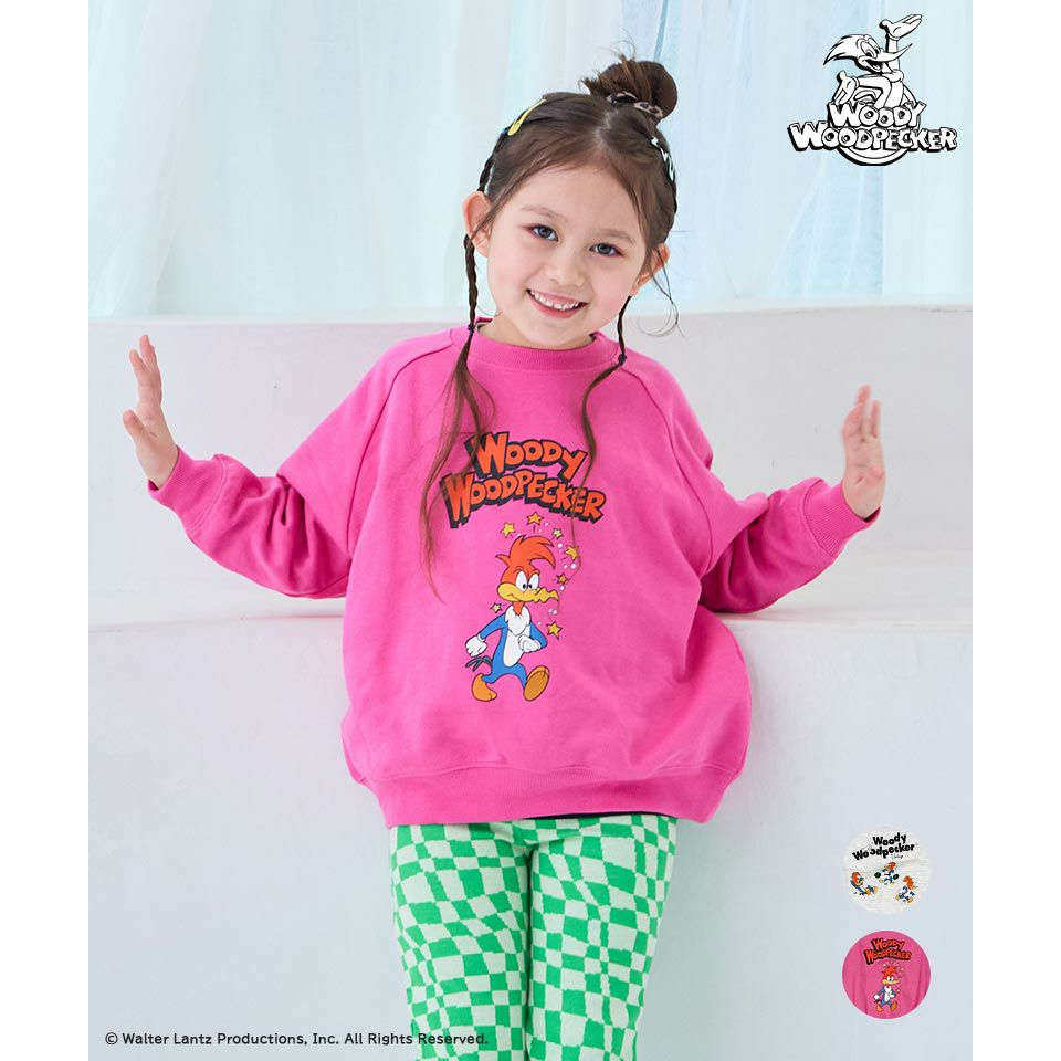 纯原日单25年秋冬新款啄木鸟伍迪毛圈卫衣MK5A83柔软舒适亲肤可爱