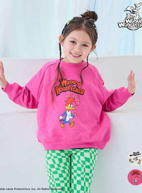 纯原日单25年秋冬新款啄木鸟伍迪毛圈卫衣MK5A83柔软舒适亲肤可爱