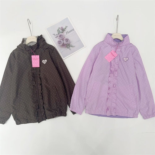 纯原日单 mp钢琴中大童两面穿外套夹克衫棒球服连帽外套