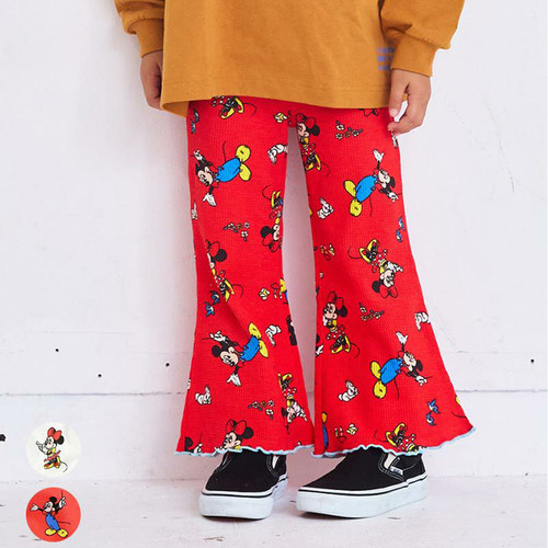 纯原日单Markeys25新女童华夫格褶边裤子软糯凹凸纹理透气超舒适