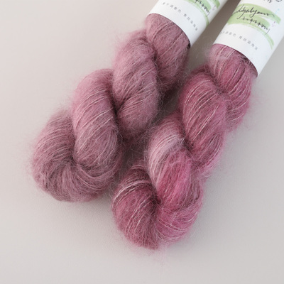 毛儿手作 风影手染线 真丝马海 手染绞线便携手编线DIY毛线