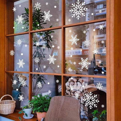 橱窗贴纸节日圣诞节贴画