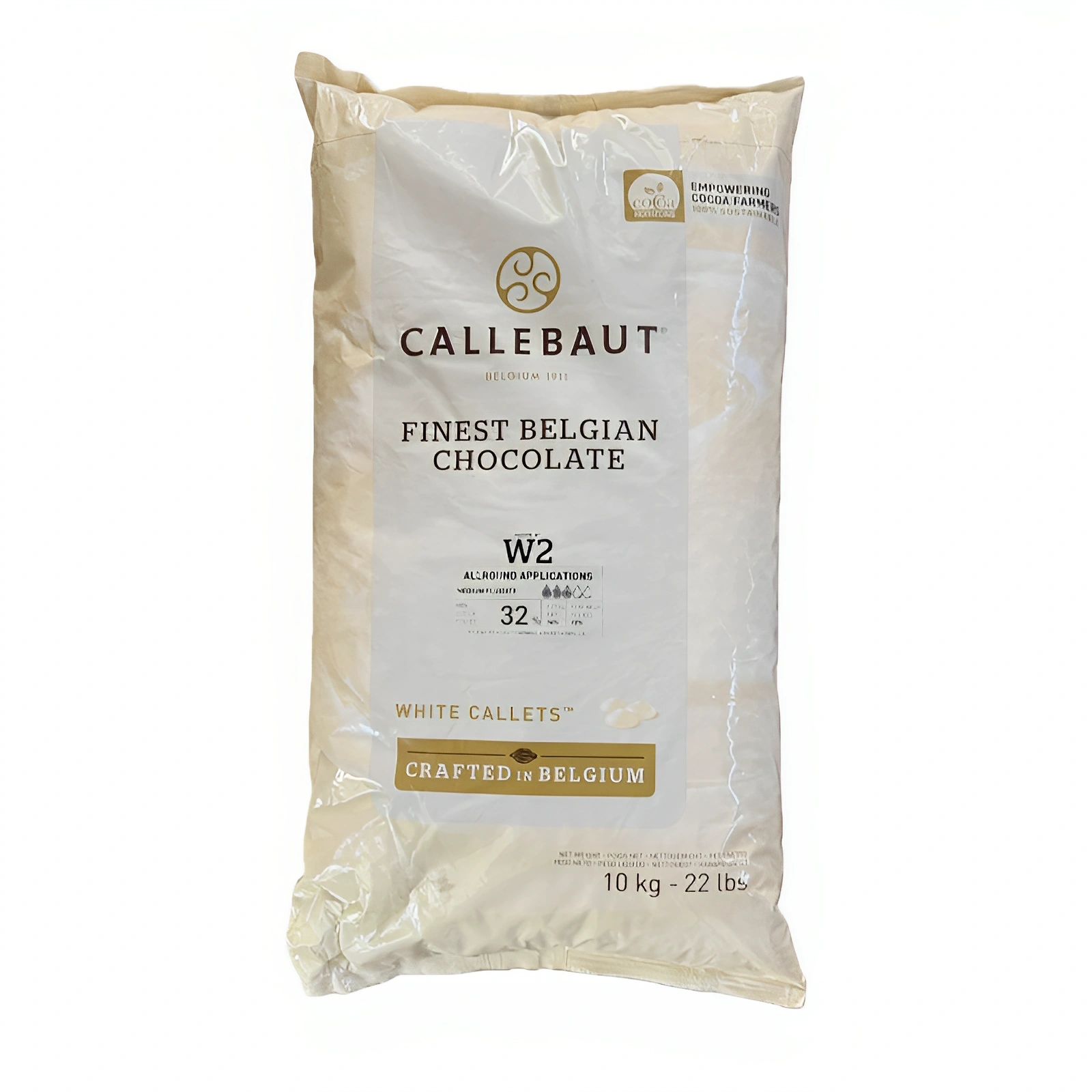 嘉利宝白巧克力粒28% 比利时原装进口手工巧克力豆 烘焙原料10kg