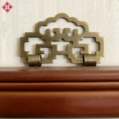 中式 仿古铜配件牌匾相框字画挂钩画框镜框十字绣挂画钩画装 饰纯铜