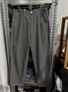 腰围84 原单男式 样品码 日本线 实物超赞 条纹改良板仔休闲长裤