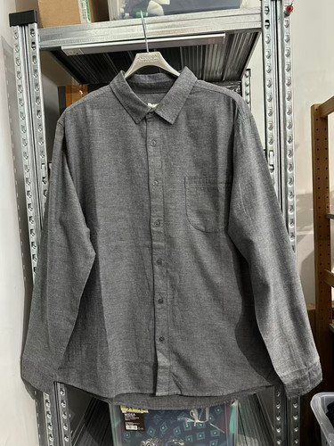 MC男式复古风口袋款长袖衬衫 进口日本棉布 XL 胸围126 官价1600