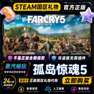 steam正版 孤岛惊魂5 Far Cry 5 国区好友礼物激活码cdk 好友送礼