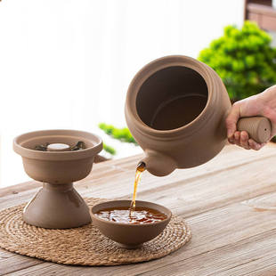 新款 砂锅熬中药家用熬药煎锅药锅无釉过滤煎药壶蒸汽萃取药罐