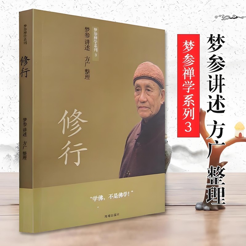 正版书 修行/梦参禅学系列 梦参 讲述 方广整理 指导我们如何踏上修行之路 哲学和宗教 佛教书籍 海南出版社