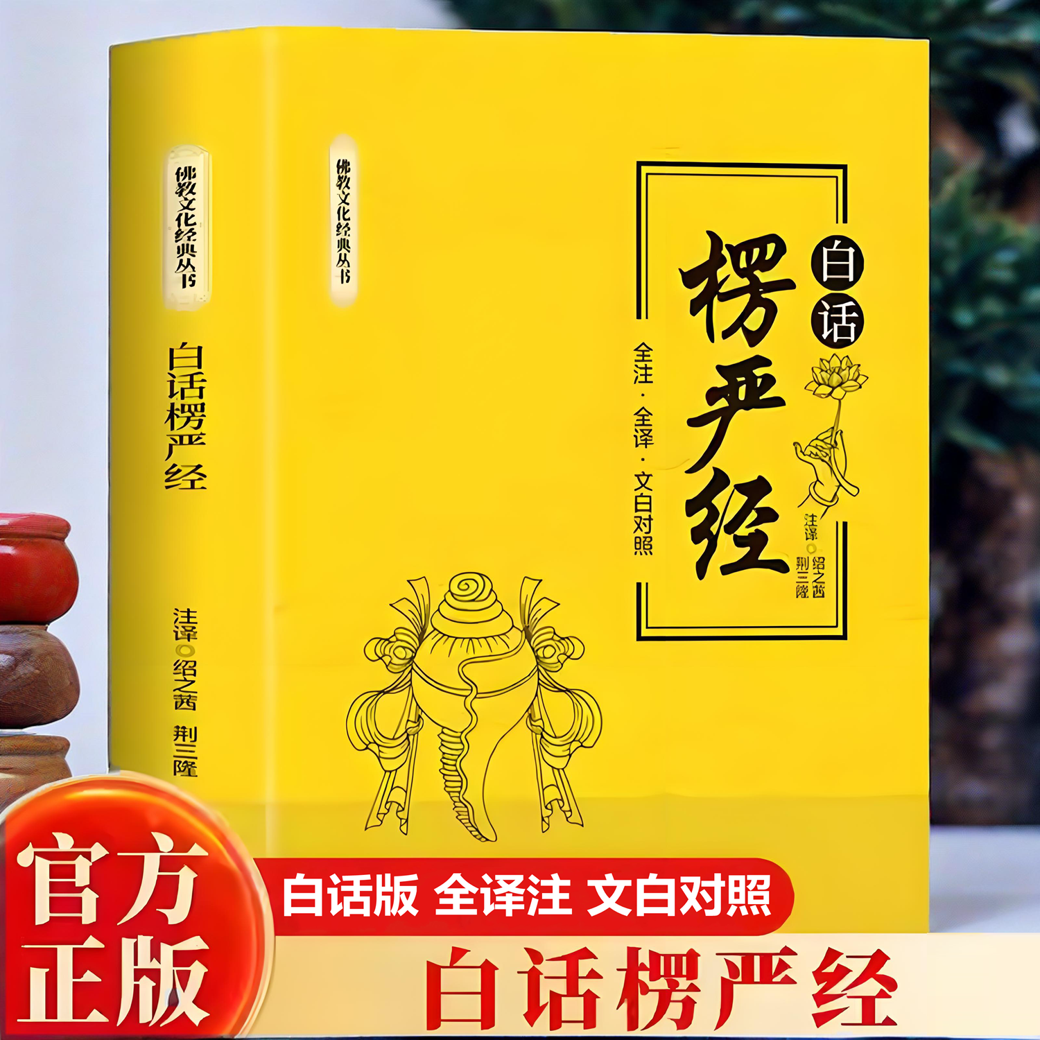 新书】白话楞严经 全注全译文白对照 原文白话版又称《首楞严经》《大佛顶首楞严经》哲学宗教讲义经书结缘官方正版书籍佛教文化