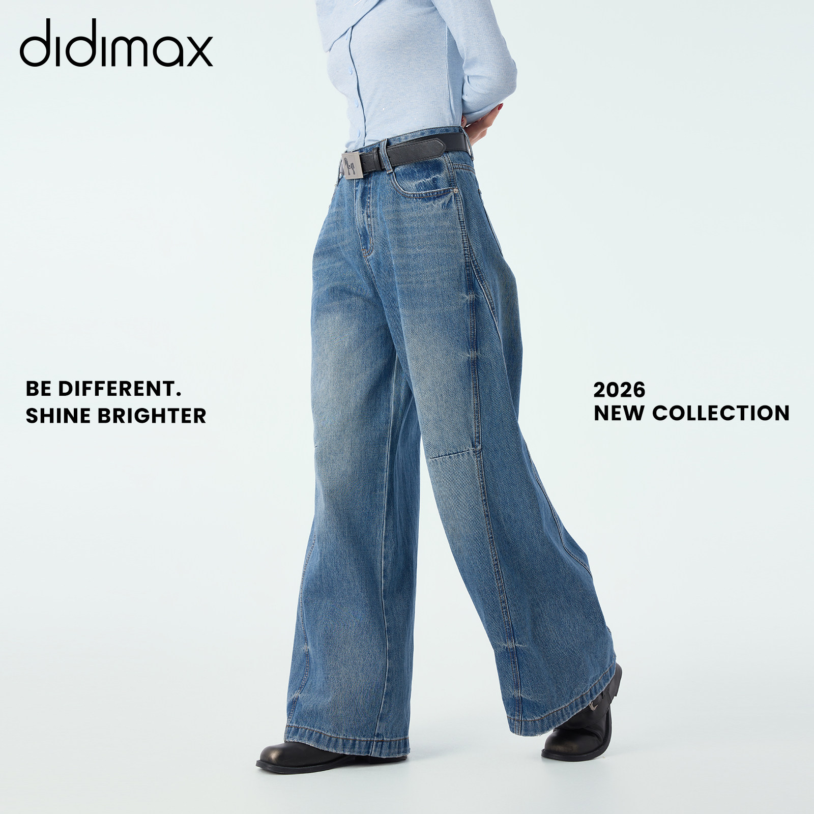 didimax春季新款弯刀牛仔裤 立体剪裁 休闲女长裤小马腰带C57289,女装/女士精品,牛仔裤,淘宝优惠券,粉丝福利购,淘宝优惠卷