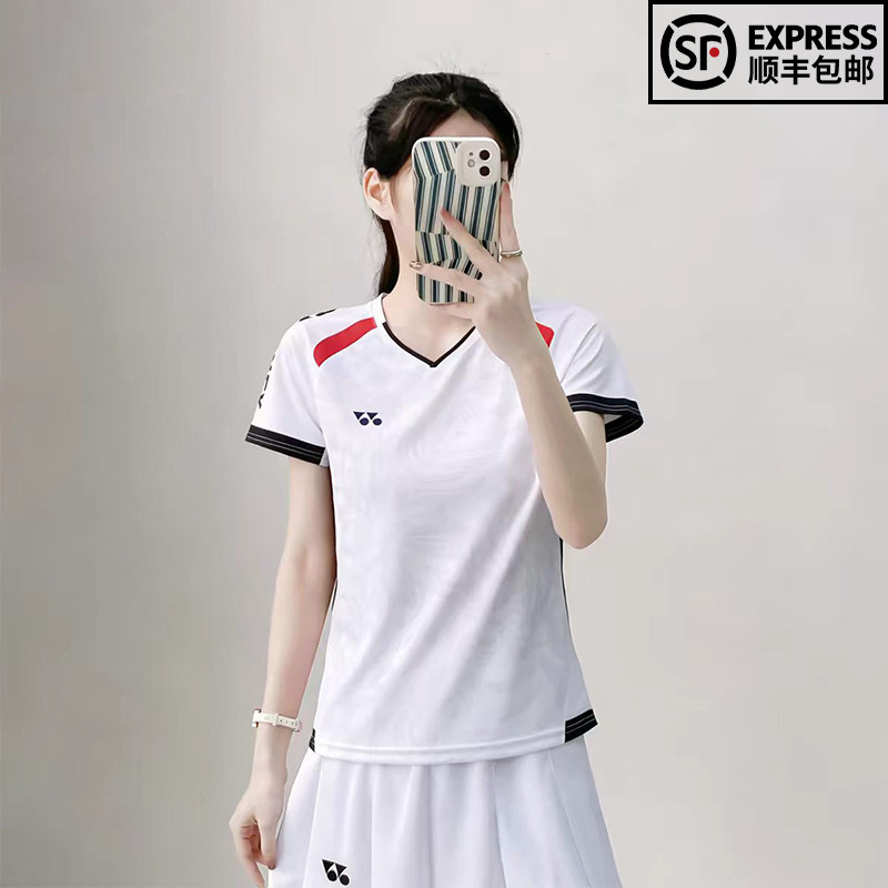 YONEX尤尼克斯羽毛球服速干服男款女士yy透气T恤比赛队服团购印制