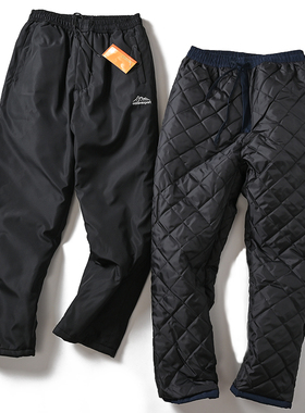 牛货回馈 户外夹棉防风加厚长裤男士秋冬季松紧腰保暖休闲裤GL518