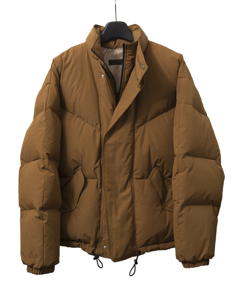 对角向下套头衫羽绒服