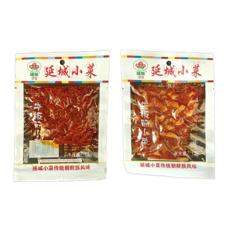 延边特色香辣牛板筋韩式朝鲜族泡菜延城豆皮小菜小零食