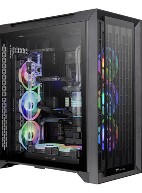 Tt机箱CTE C700TG ARGB分仓360水冷EATX主板台式电脑办公电竞机箱