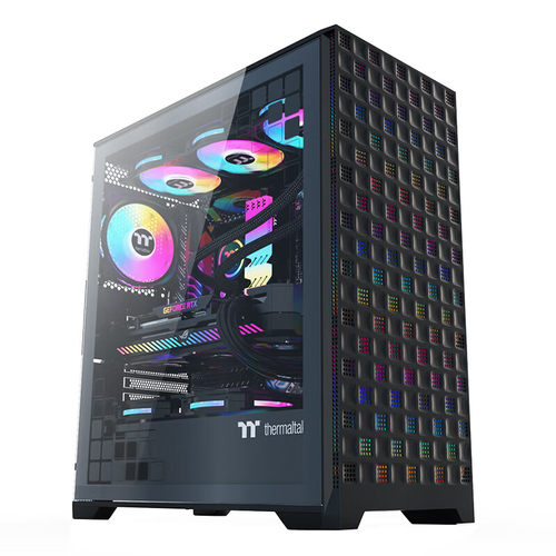 Tt台式电脑机箱钢影风