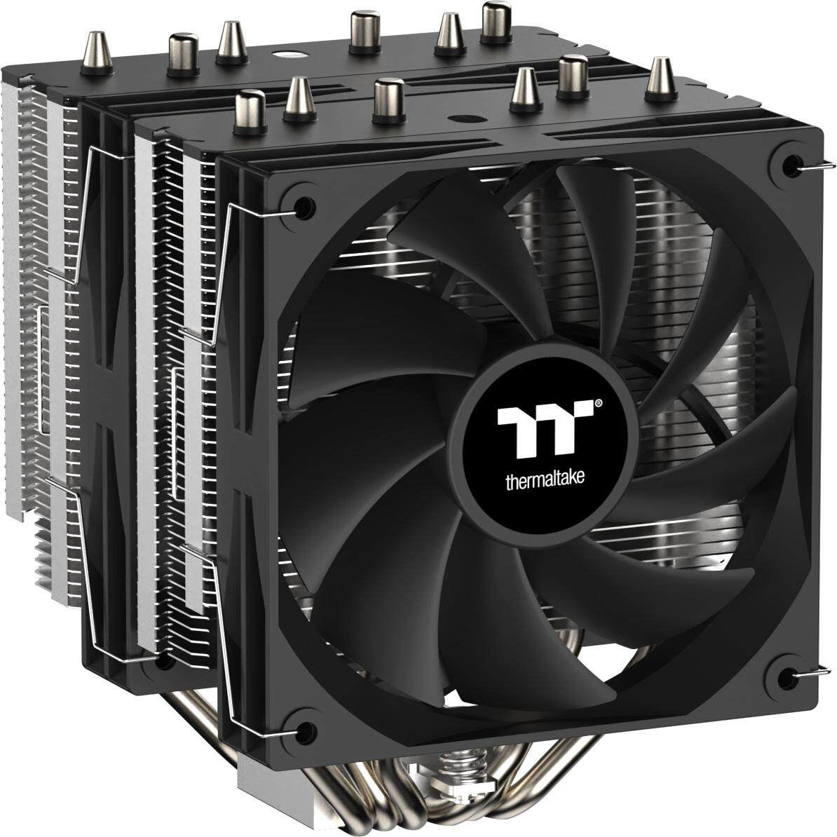 TT斗龙A600PRO双塔6热管无光多平台双风扇静音CPU风冷散热器风扇