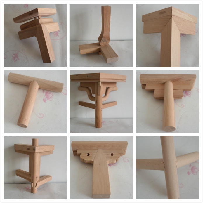 30种榫卯模型木质结构教学演示模型榉木器材拼装教具实木手工制作