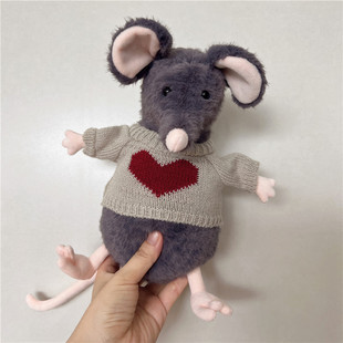 可爱27cm拉克兰悲伤老鼠耗子公仔玩偶穿的衣服着替娃衣服装饰配件