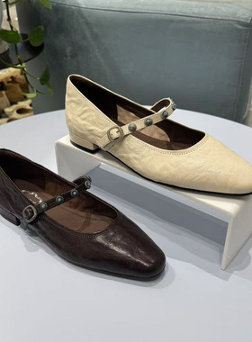 COMELY康莉2026春专柜正品方头浅口低跟玛丽珍舒适女单鞋KYQ61038