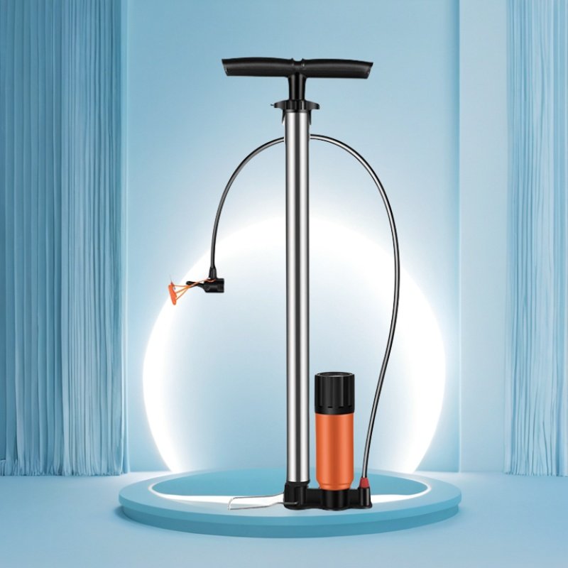 便携式高压打气筒自行车电动车摩托车汽车篮球手动充气管通用万能