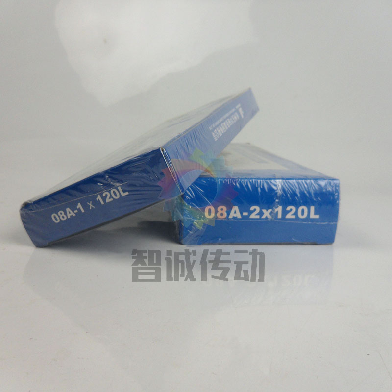 滚子链短节距精密工业链条4分08A-1x120L/4分08A-2x120L