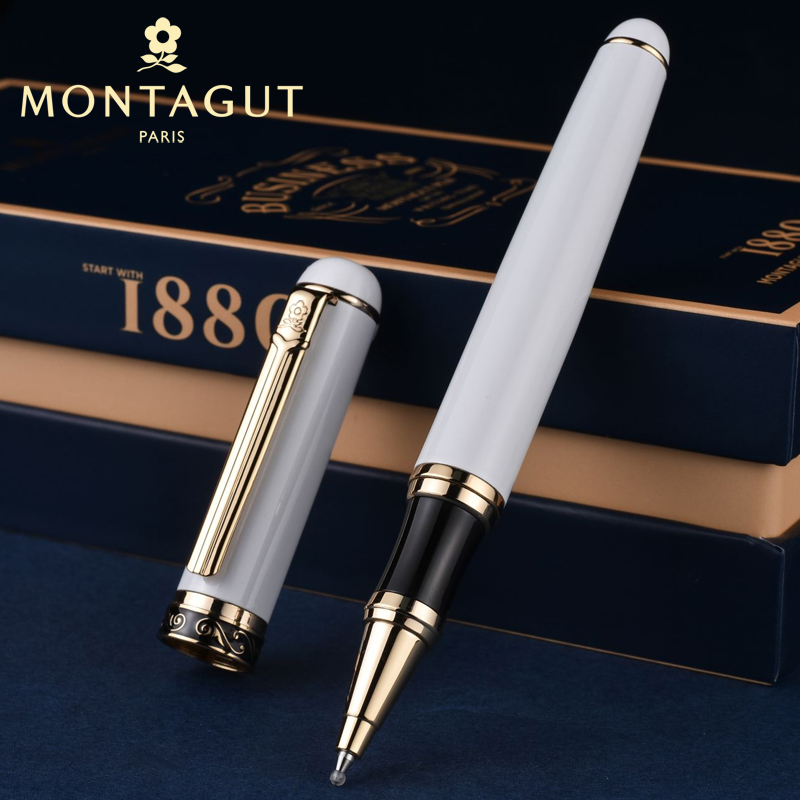 梦特娇高档宝珠笔礼盒装金属水笔