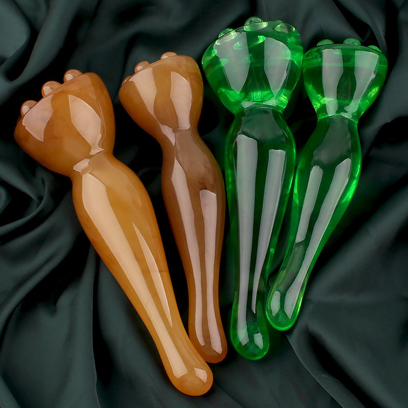 树脂莲蓬头按摩棒脸部拨筋棒