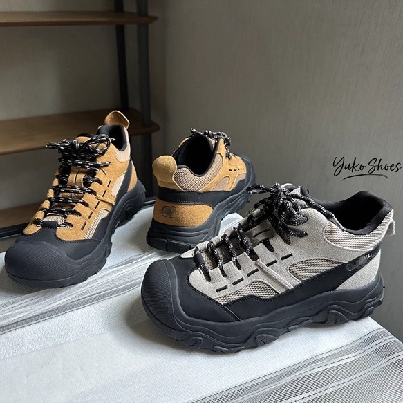 户外休闲鞋防滑系带丑萌老爹鞋