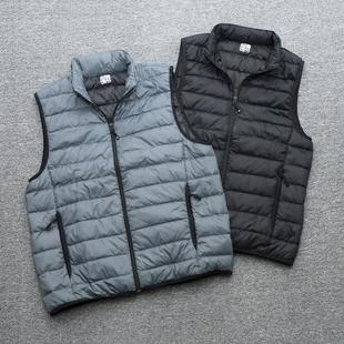 保暖内胆外穿32度羽绒马甲 轻薄90白鸭绒大码 酷宝外贸 简约新款