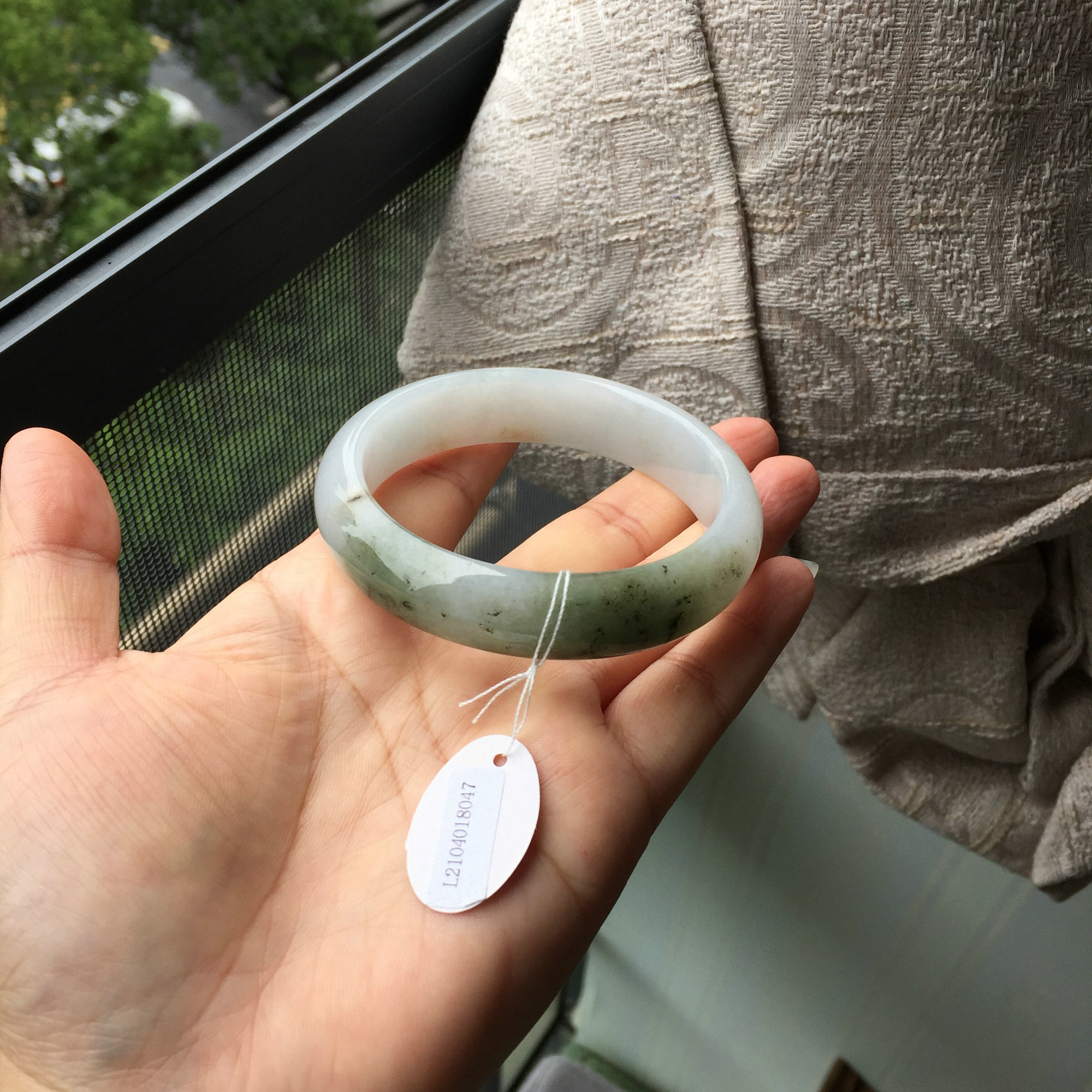 天然A货缅甸料翡翠正圈玉石镯子