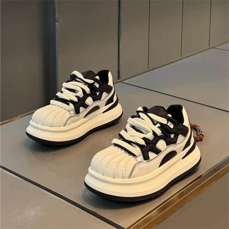贝壳头男鞋秋冬季2025新款网红潮牌休闲运动学生厚底小白阿甘板鞋,流行男鞋,单鞋,淘宝优惠券,粉丝福利购,淘宝优惠卷