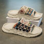 2025新款 拖鞋 外穿防滑耐磨休闲运动凉拖男生海边沙滩凉鞋 夏季 男士