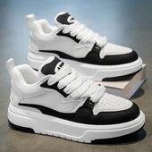 厚底内增高小白板鞋 男鞋 透气防滑休闲跑步运动网面鞋 夏季 2025新款