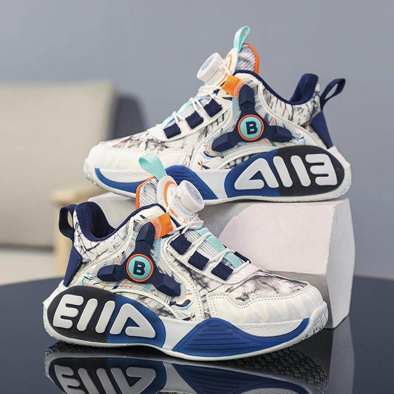 男童鞋2025秋季新款皮面防水儿童篮球鞋中大童旋转钮扣男孩运动鞋,童鞋/婴儿鞋/亲子鞋,运动鞋,淘宝优惠券,粉丝福利购,淘宝优惠卷