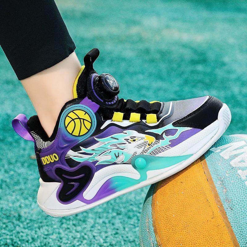 儿童篮球鞋男童春季2025新款旋转纽扣运动鞋中大童专业男孩跑步鞋,童鞋/婴儿鞋/亲子鞋,运动鞋,淘宝优惠券,粉丝福利购,淘宝优惠卷