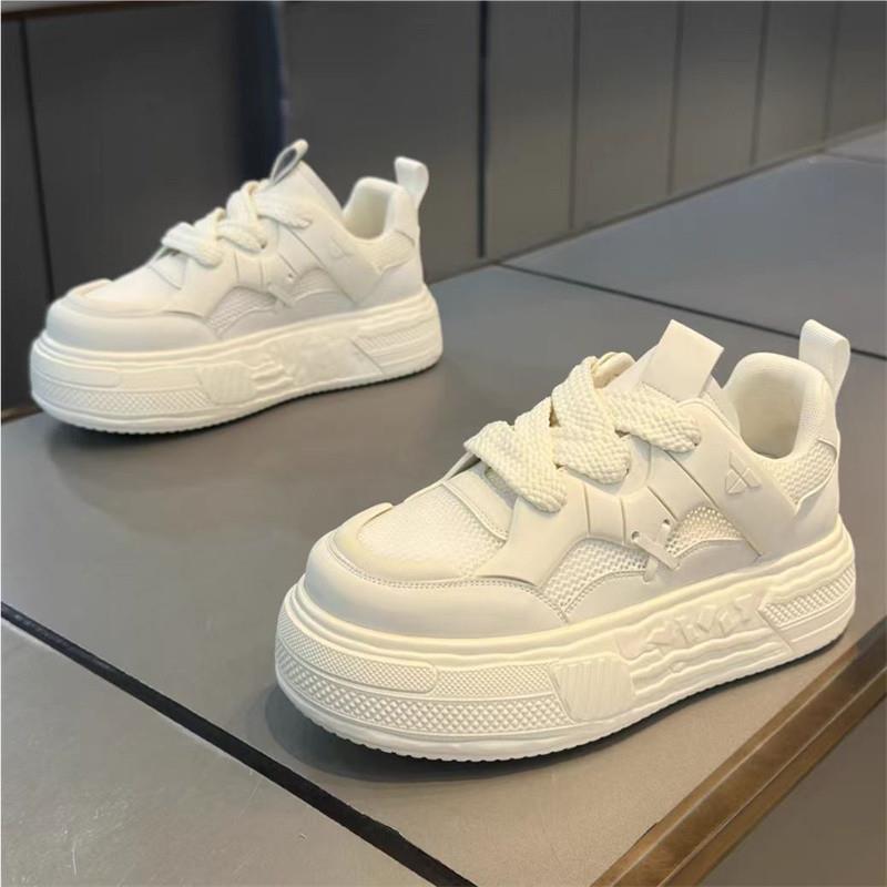 男鞋小白鞋夏季透气2025新款青少年学生运动休闲韩版百搭网面板鞋
