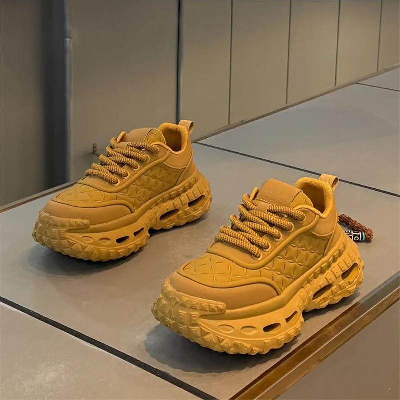 莆田男鞋秋冬季潮流轮胎底增高老爹鞋学生2025新款休闲皮面运动鞋,流行男鞋,单鞋,淘宝优惠券,粉丝福利购,淘宝优惠卷
